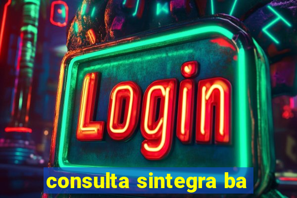 consulta sintegra ba